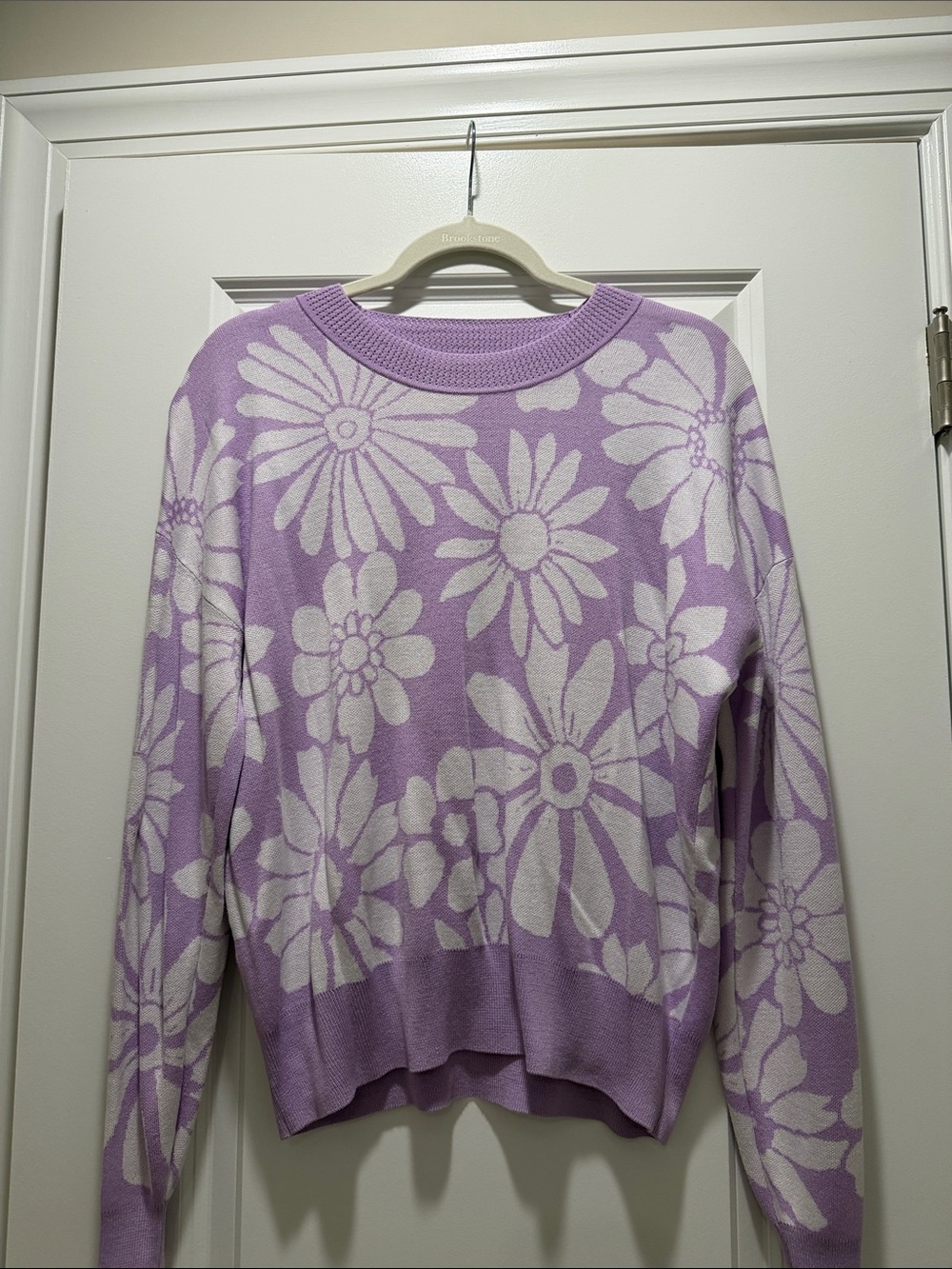 LOFT Daisy Print Sweater